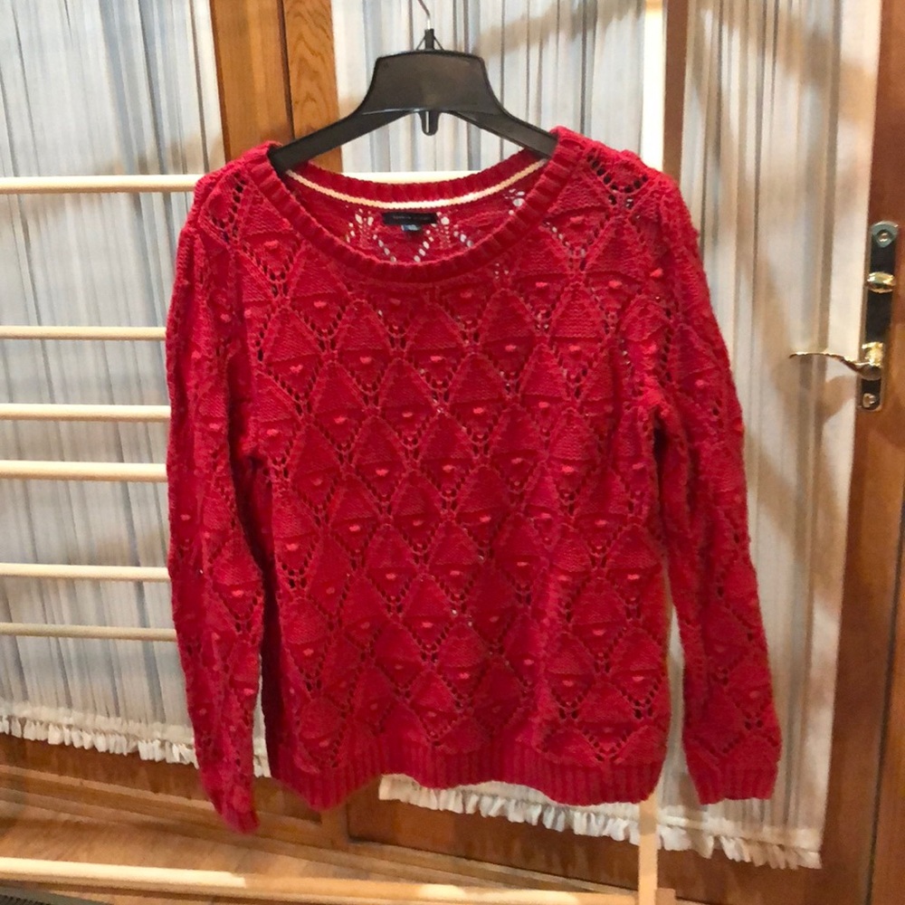 Red Tommy Hilfiger Sweater